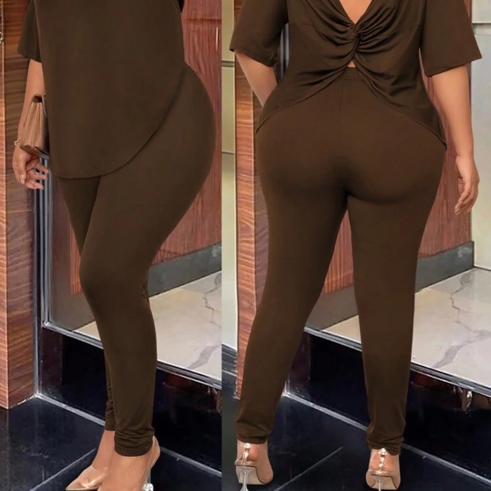Elegant Brown Women's Jumpsuit